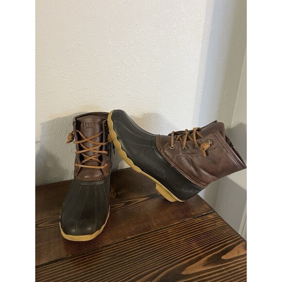 Sperry Kids Port Boots Boys Sz 5 Waterproof Duck Boot - Picture 1 of 6